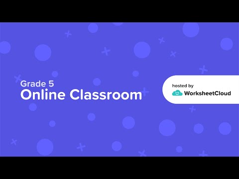 Grade 5 - English - Poetry / WorksheetCloud Online Lesson