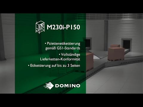 Der neue Domino M230i Palettenetikettierer - Palettenetikettierung ganz nach Ihren Vorstellungen