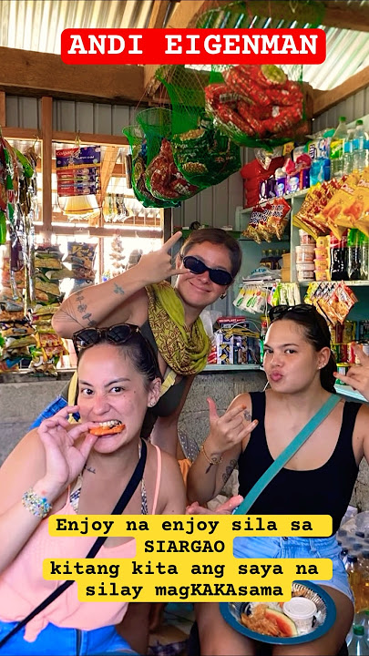😍wow! ANDI EIGENMAN Happy together sa SIARGAO #shorts #happy #moments y