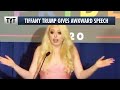 Tiffany Trump Gives Awkward LGBTQ Speech For Her Dad