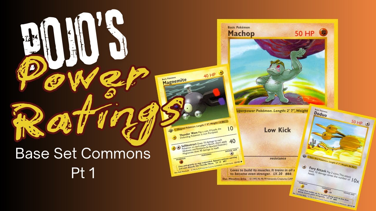 Pojo's Power Ratings - Base Set Commons 1 (Pokemon TCG Retrospective ...