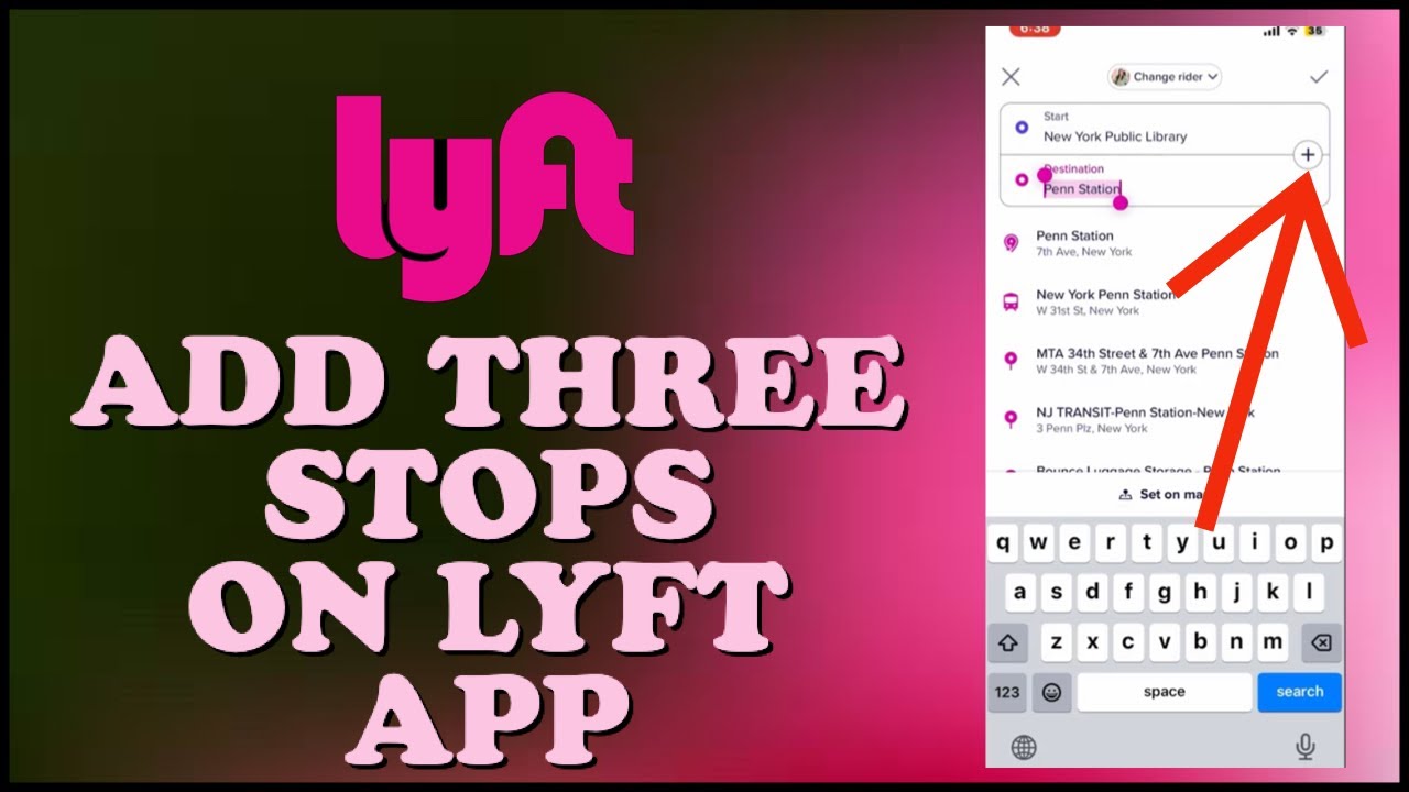 How to Add Three Stops on Lyft App 2024? - YouTube