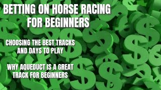 Betting on Horse Racing for Beginners - Choosing the Best Tracks and Days to Play