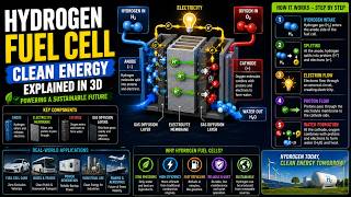 Hydrogen Fuel Cell Explained | Clean Energy Technology in 3D ⚡💧 | 3D DECODE