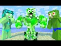 Minecraft Life of Muscles & love Zomma ZomBo | Muscular Creeper | Minecraft Animation