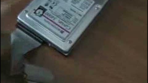 The basics: Hard drive install