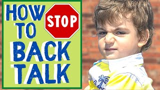 How to STOP DEFIANCE, BACKTALK & ARGUING TEENS!  Easy step by step!
