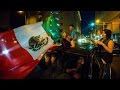 Starnes Anti Trump crowd waves Mexican flag, burns US flag