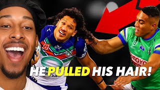 He Lost The Ball AND His Pride😂American Reacts to Sh*thousery In Rugby!