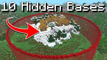 I Hid 10 Secret Bases in This Circle!