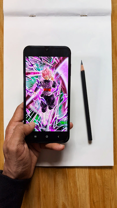 Dragon Ball Black Goku Rose Drawing 🔥🔥 #gokublack #drawing #anime