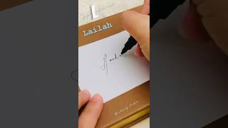 Letter L Signature/ How to write letter L / Signature for Lailah #signatureideas #shorts