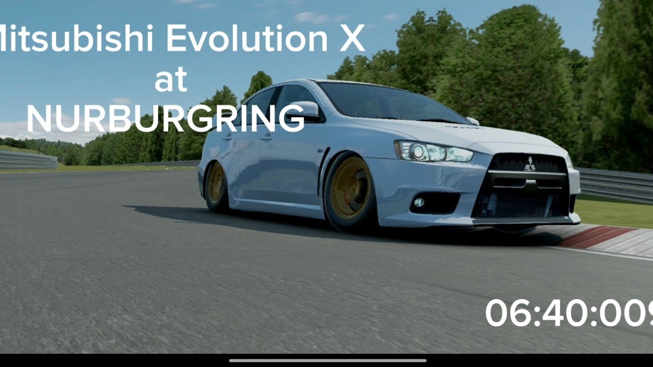 ASSOLUTO RACIN : Mitsubishi Evolution X 06:40:009 in NURBURGRING - YouTube