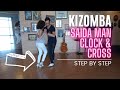 Kizomba  saida man clock and cross  step by step