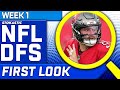 NFL DFS First Look Week 1 Picks | NFL DFS Strategy