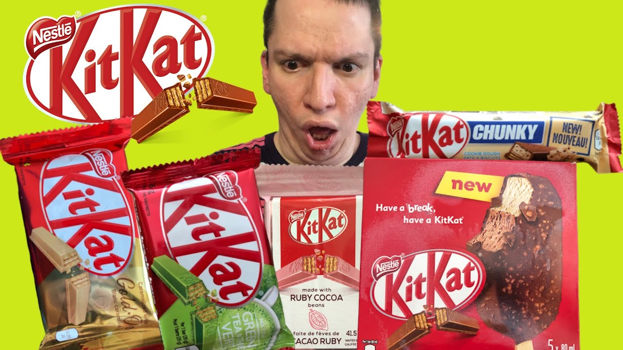 IRANIAN tries EVERY CANADIAN KIT KAT Snack FOR THE FIRST TIME !!! YouTube