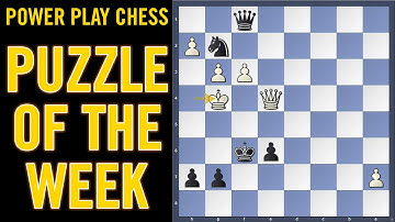 Chess puzzle of the week - BLACK TO PLAY | Eric Rosen vs Alina Kashlinskaya, online blitz 2020