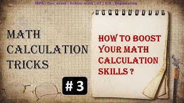 #3 | Hacks of Maths | Math calculation tricks | By Brijesh Sharma