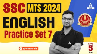 SSC MTS 2024 | SSC MTS English Classes by Shanu Rawat | SSC MTS English Practice Set #7