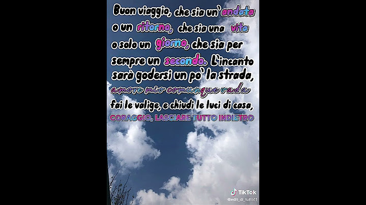buon viaggio..