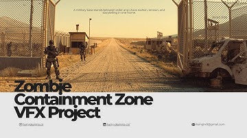 Zombie Containment Zone - Cinematic 4K render - Made In Blender