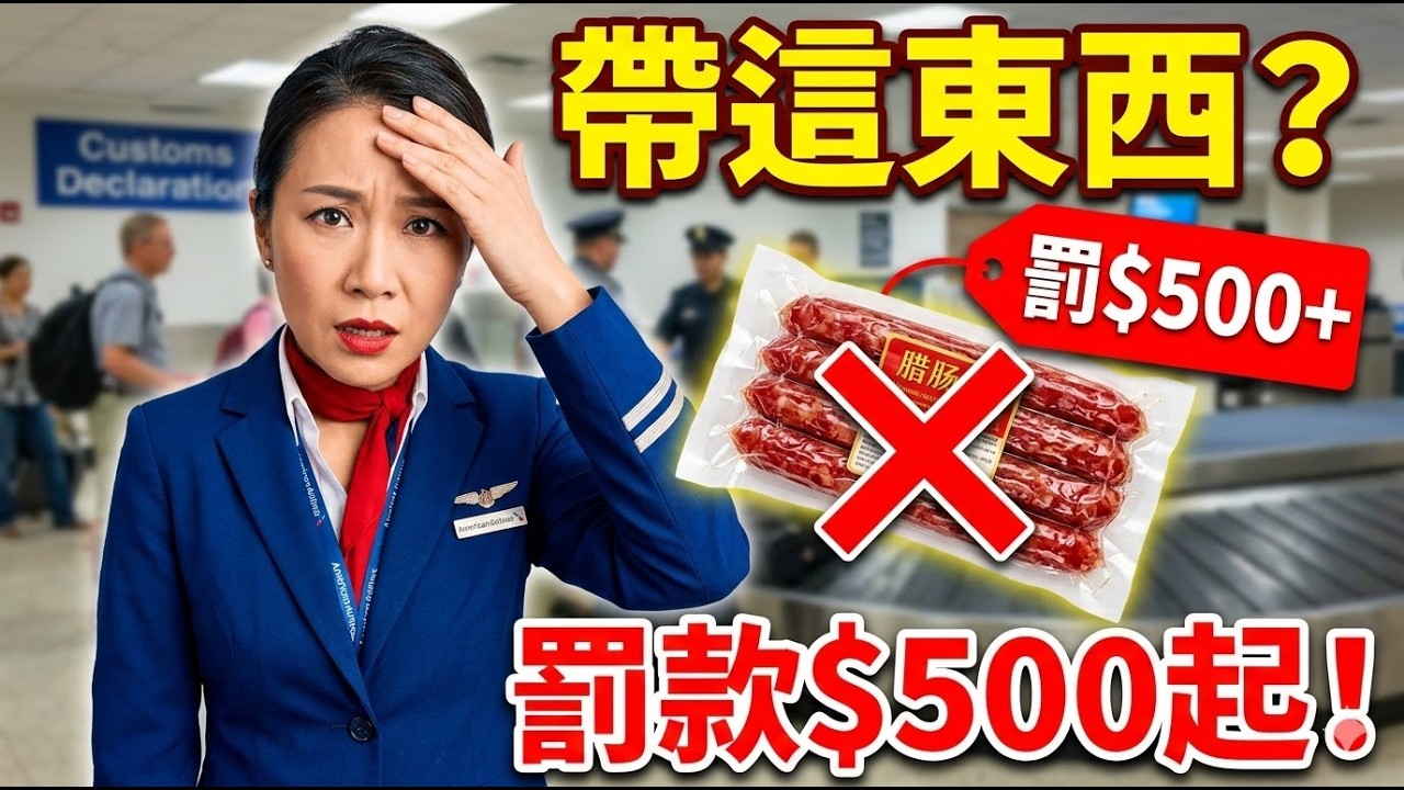 海关黑名单大公开！为什么你的行李总是被开箱？空姐揭秘：因为你放了这东西
