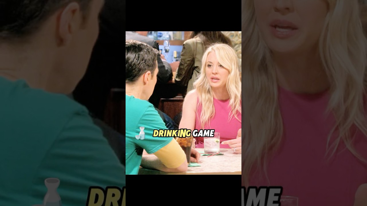 Penny's drinking game 😆😆😆