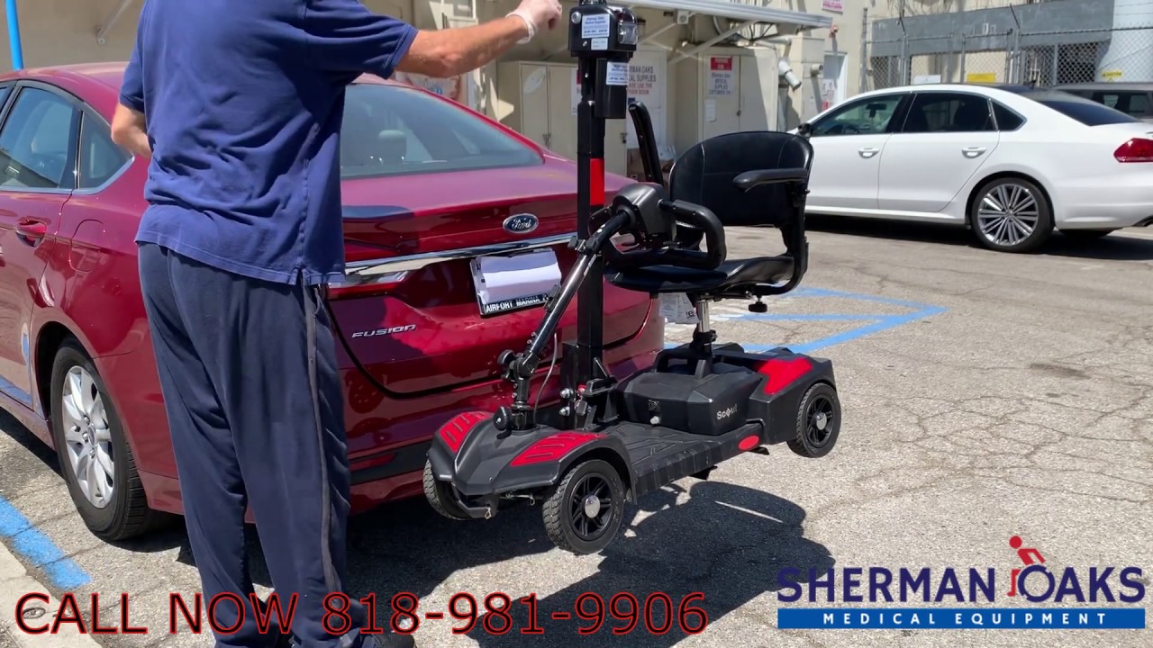 Trilift Mobiliy Carrier Scooter Lift Demonstration Available At Sherman Oaks Medical Supplies