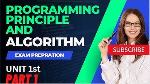 Programming Principle and Algorithm | Unit 1 | Exam Prepration | BCA Wala Official |C language| 2023