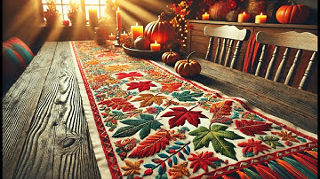 🍁 KEVA Fall Table Runner 72inches Long, Autumn Maple Leaves | Best Table Runner Fall Theme 🍂