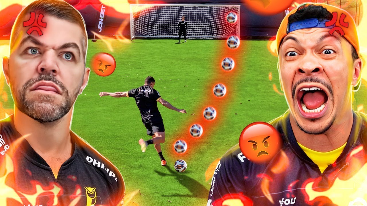 SHOW DE RAGE NO DESAFIO MAIS IRRITANTE DA HISTORIA DO CANAL 😡⚽️