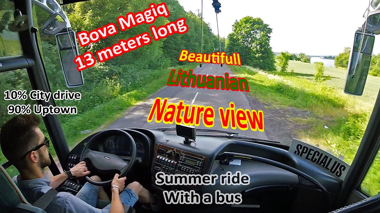Bova Magiq Bus Driving in Uptown POV | CV Camera | Coach driving