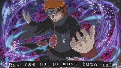 Reverse ninja move tutorial | Naruto storm 4