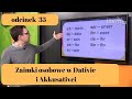 Niemiecki w parę minut  35 - zaimki osobowe w Dativie i Akkusativie - gerlic.pl