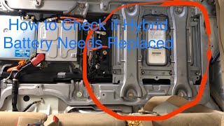 How To Check If You Need A New Hybrid Battery Honda Civic Hybrid 06-11 Force Charge screenshot 4