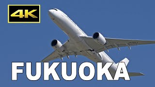 [4K] Plane spotting at Fukuoka Airport - takeoff and landing - / 福岡空港 / Fairport