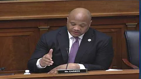 Rep. Carson questions DOT Secretary Chao at hearing on air traffic control privatization