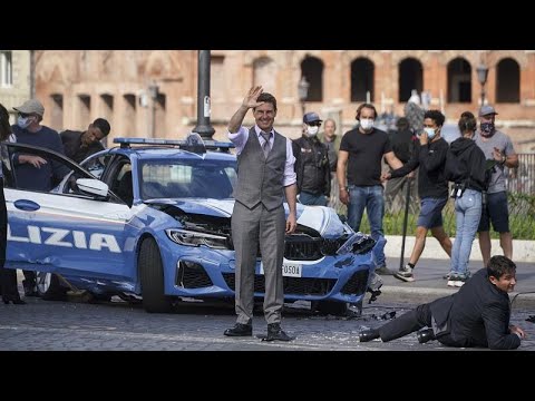 Tom Cruise, Görevimiz Tehlike 7 için Roma'da