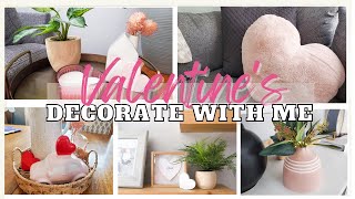 *NEW* VALENTINES DECORATE WITH ME 2023 // CLEAN AND DECORATE WITH ME 2023 // SIMPLE VALENTINES DECOR