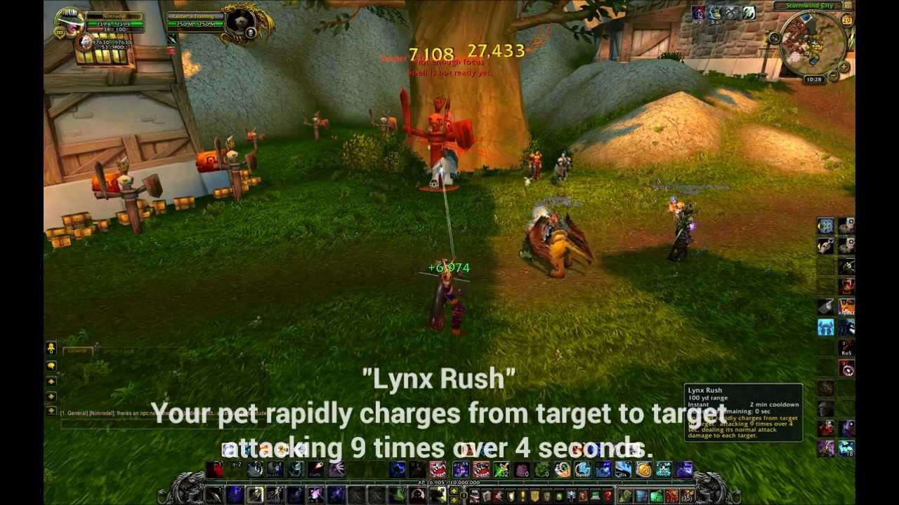 Mists of Pandaria Beta - Hunter Tier5 Talents