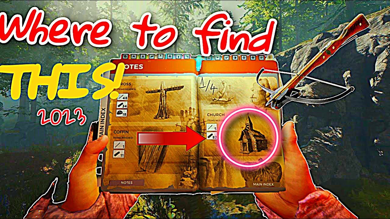 The Forest Cross Bow and Church Blueprint *UPDATED* Location 2023 YouTube