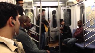 Random subway jam turns into marriage proposal! Random subway jam turns into marriage proposal!