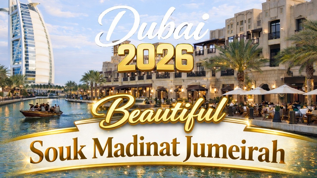 Souk Madinat Jumeirah Dubai 🇦🇪 | Venice of Dubai Full Tour | Luxury Souk, Burj Al Arab View