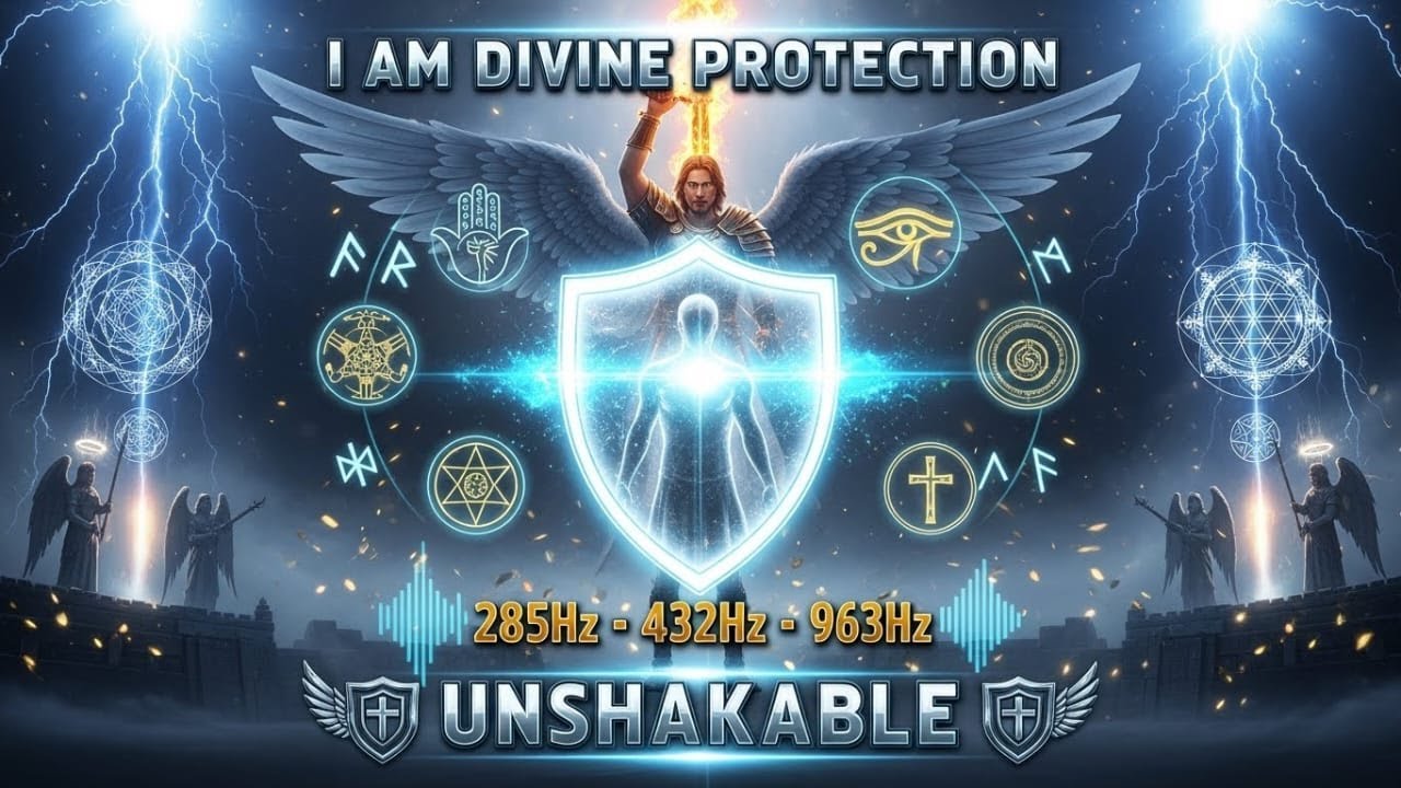JE SUIS PROTECTION DIVINE 🛡️✨ 285Hz+432Hz+963Hz | Bouclier Énergétique | Active Tes Anges Gardiens