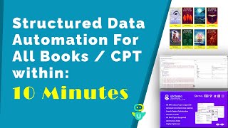Structured Data Automation for Books/ Articles / Recipe/ Movies or any CPT within 10 minutes