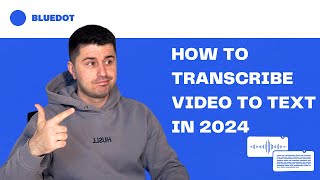 Transcribe Video to Text In A Few Minutes - For FREE