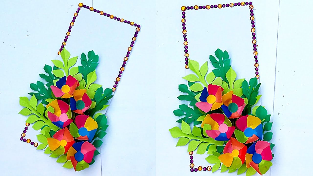 Wall Hanging Craft Ideas | Beautiful Wallmate With Paper | Lamha art and craft
