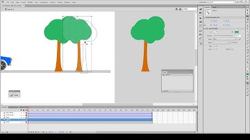 LKITLearner Car and Background objects movement using Adobe Flash