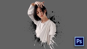 Splatter Effect Photoshop 2020 Tutorial