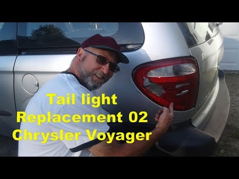 Tail Light Replacement On 02 Chrysler Voyager